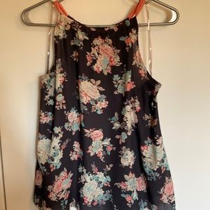 Taylor and Sage floral halter top